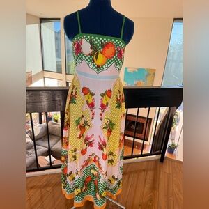 Colorful Fruit Print Women's Dress